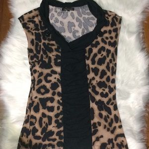 Cute Cheetah Sleeveless Top